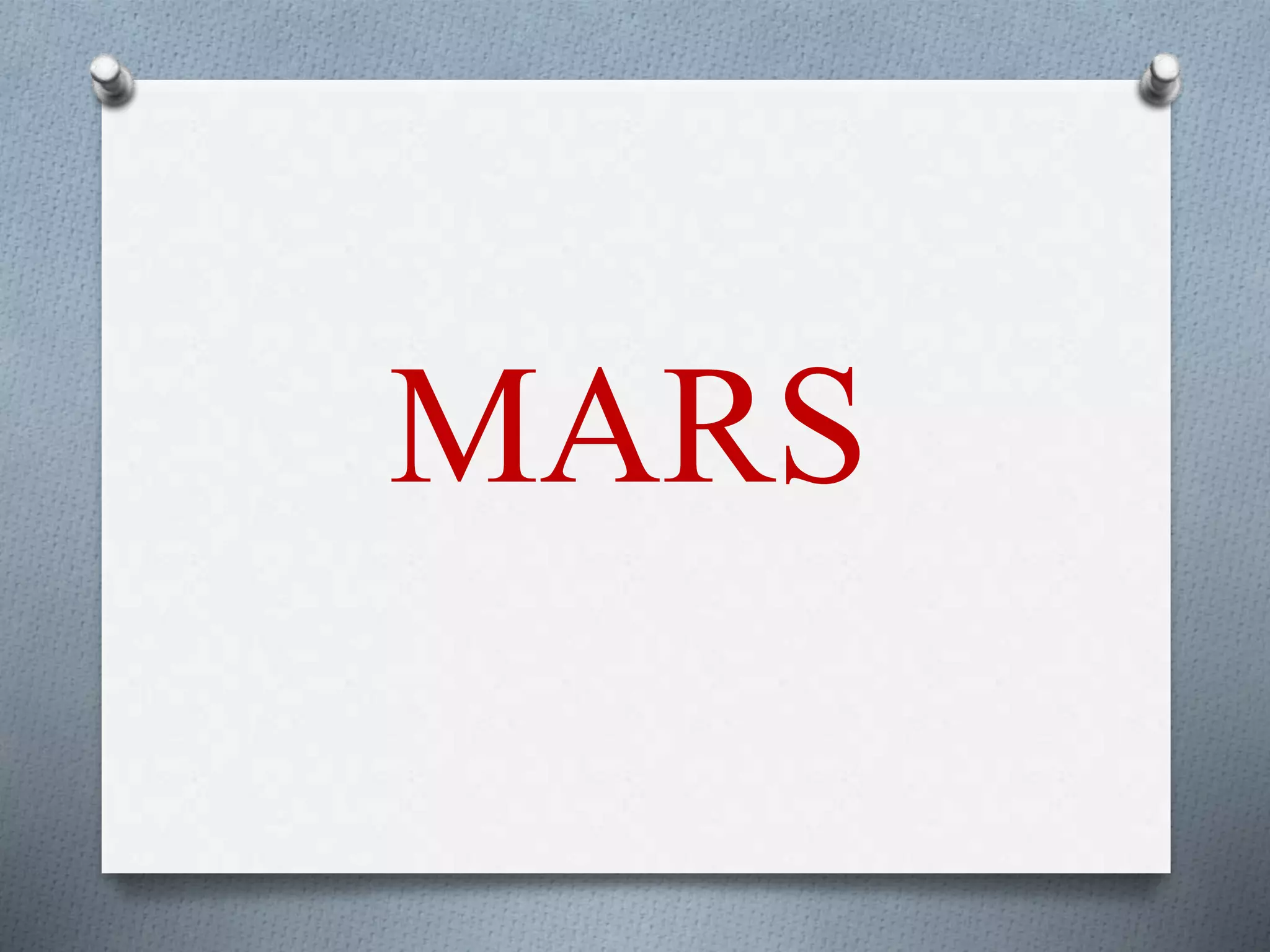 MARS
 