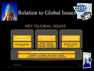 Relation to Global Issues
 