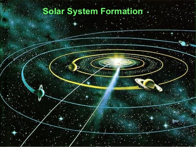 solar system formation solar system formation