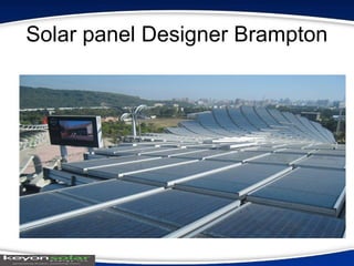 Solar panel Designer Brampton
 