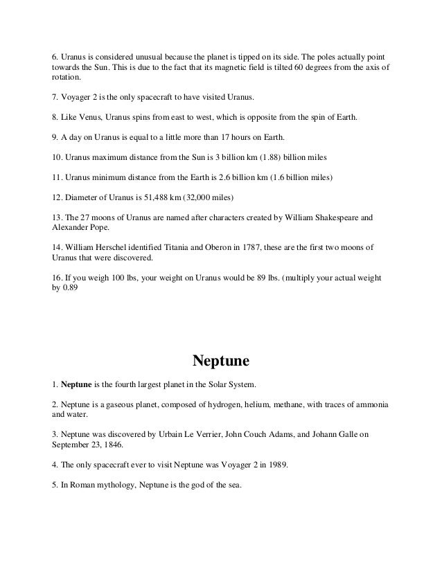 Solar System Lesson Plan