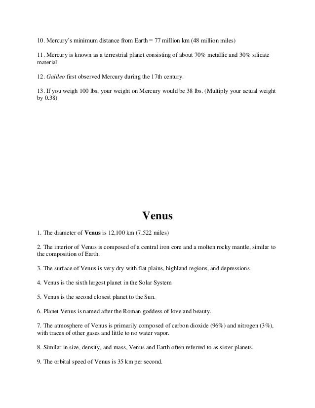 Solar System Lesson Plan