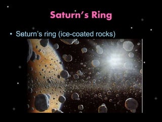 Saturn Rocks Solar system grade 4 | PPTX