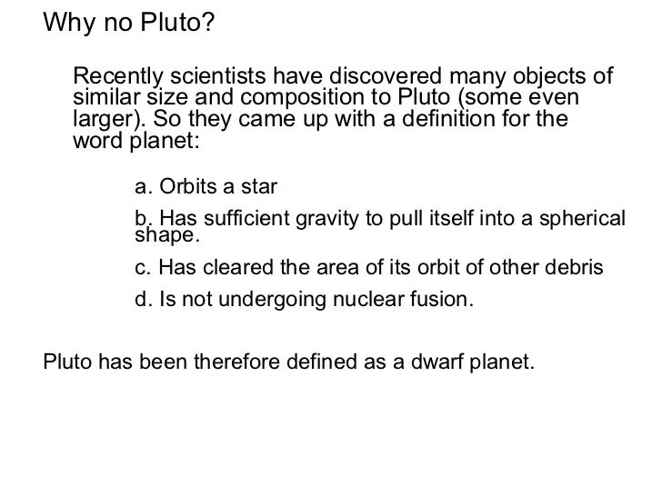 Solar System Notes
