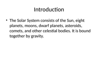Solar system for kids best Presentation.pptx