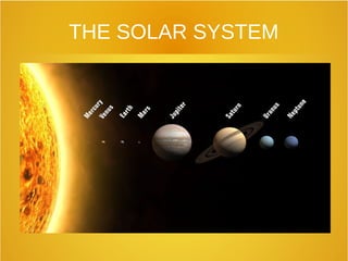 THE SOLAR SYSTEM

 