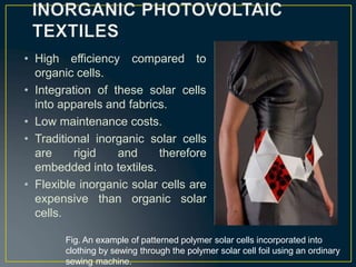 Solar Cell Mask Pattern Solar Textiles.pptx