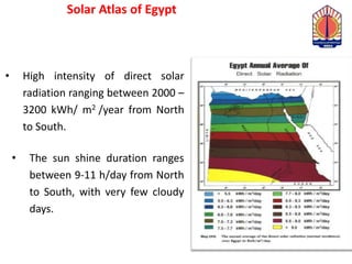 Solar thermal Energy in Egypt, Mr Eng. Ehab Ismael