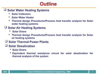 Comprehensive Thermal Design and Heat Transfer Analysis of Solar Water ...