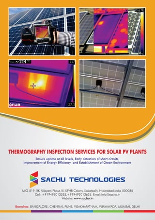 Solar Thermography services brochure sachu technologies 
