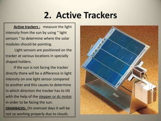 Solar tracker | PPTX