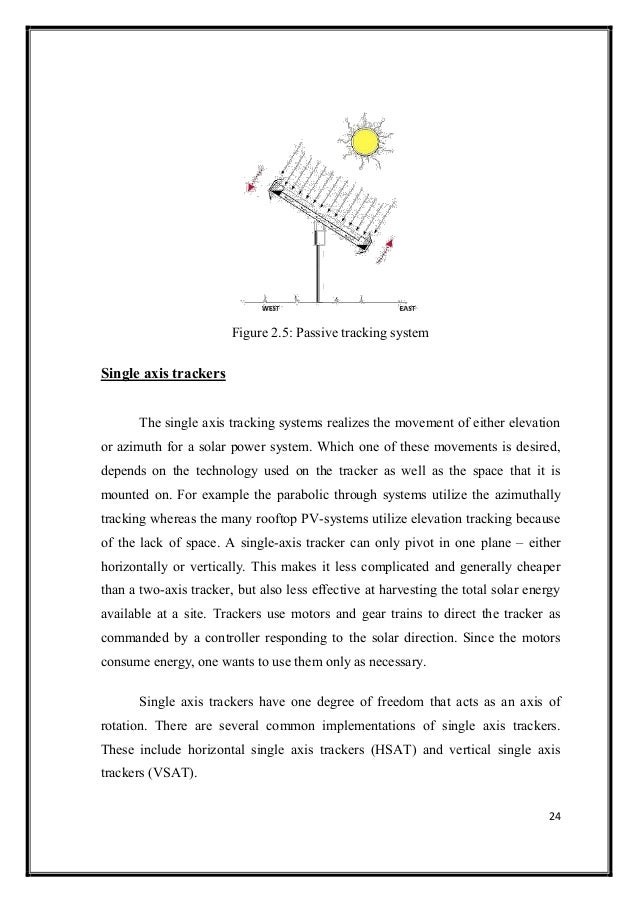 Dual Axis Solar Tracker Using Ldr As A Sensor