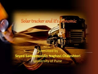 Submitted by
Seyed Samsamoddin Naghavi Chaleshtori
University of Pune
 