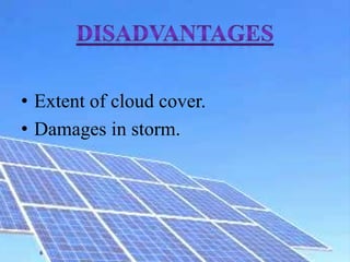 • Extent of cloud cover.
• Damages in storm.
 