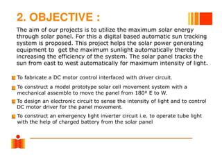 SOLAR TRACKING SYSTEM