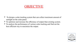 Solar Tracking System .pptx............. | PPTX