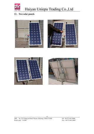 Solar tracking system installation manual | PDF