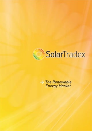 > The Renewable
  Energy Market
 