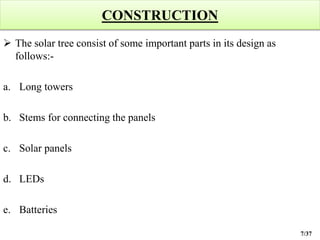 Solar tree | PPTX | Landscaping | Home & Garden