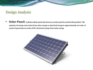 Solar water desalination system | PPTX