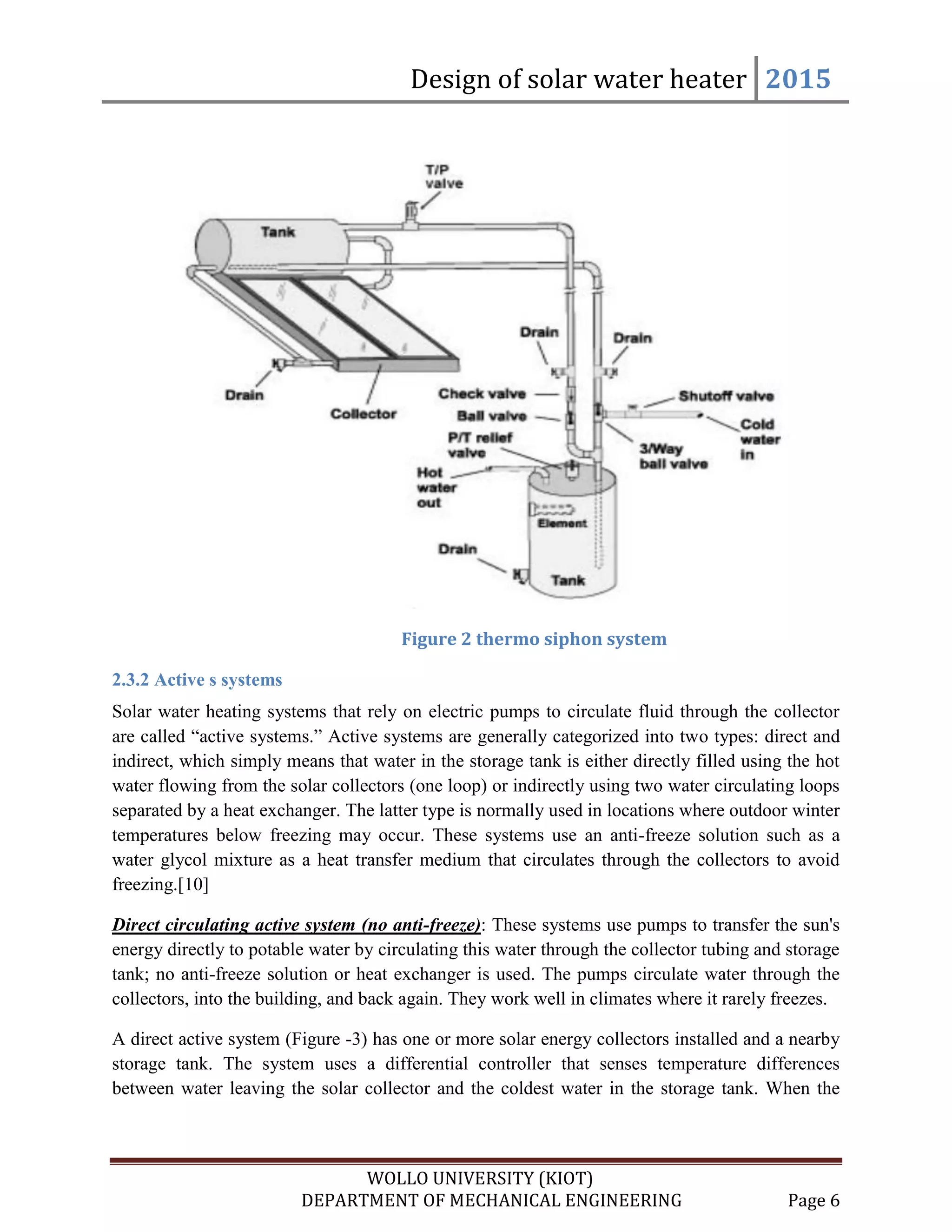 Solar water heater | PDF