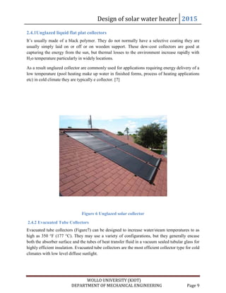 Solar water heater | PDF