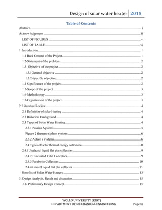 Solar water heater | PDF