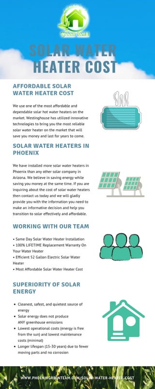 Solar Water Heater Cost