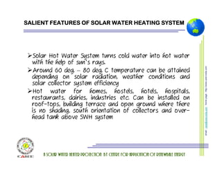 Solar water heaters : What you need to know before you Buy TO SAVE | PDF