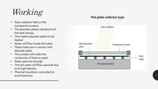 Solar water heaters | PPTX