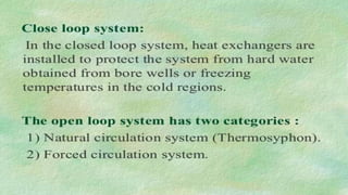 Solar water heater & solar water heating system | PPTX