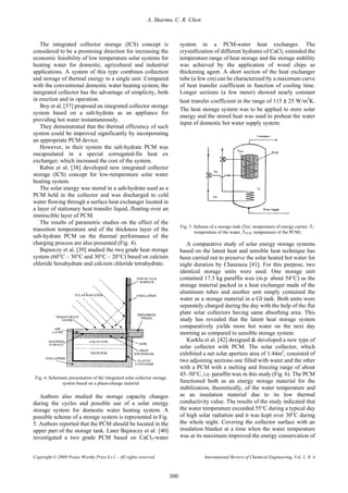 Solar water heating with phase change materials | PDF