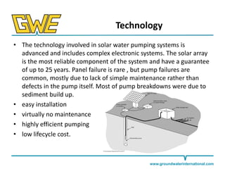 Solar water pumping systems | PPTX