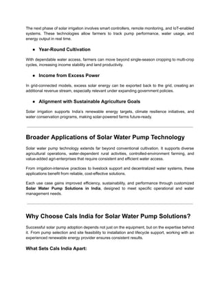 Solar Water Pump Technology in India_ Key Benefits and Future ...