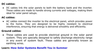 Solar Wires and Cables: A Comprehensive Guide | PDF