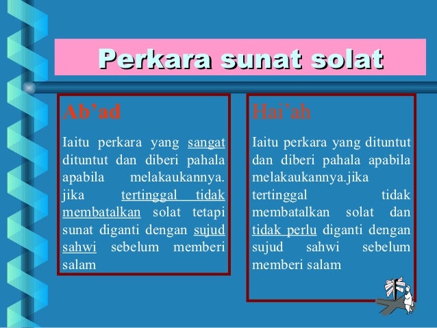 Perkara Sunat Dalam Solat Perkara Sunat Dalam Solat - Belajar solat lelaki perempuan ustaz