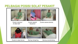 PELBAGAI POSISI SOLAT PESAKIT
 