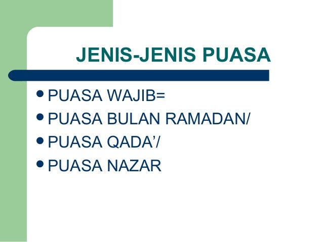 Niat Puasa Sunat Isnin Dan Khamis Jawi - Surasm