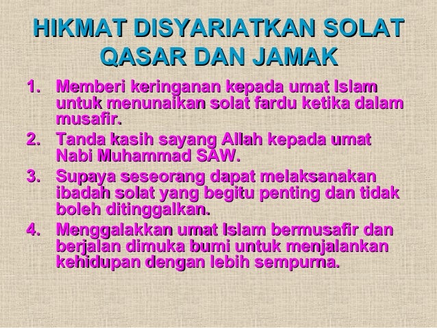 T2 Solat Qasar Jamak Pdf