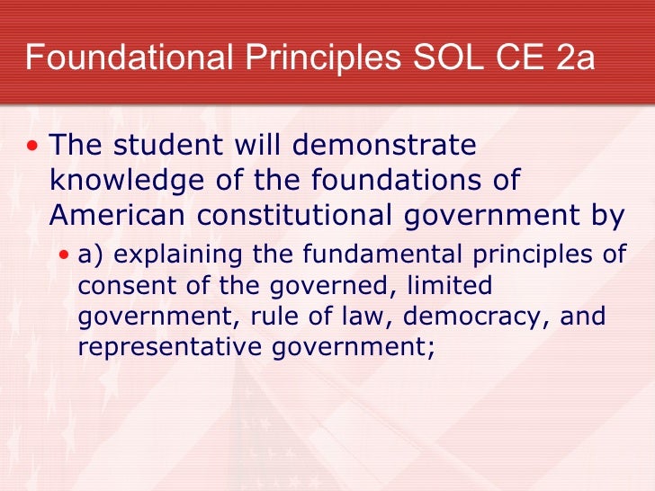 Constitutional foundations definition image