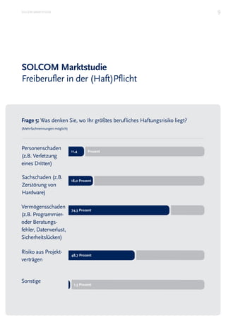 SOLCOM MARKTSTUDIE                                                          9




SOLCOM Marktstudie
Freiberufler in der (...