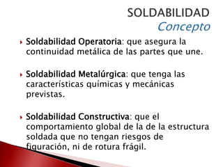Soldabilidad | PPTX