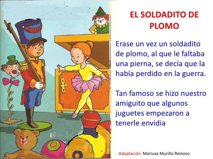 Inicio Del Cuento El Soldadito De Plomo Despo Inicio Del Cuento El Soldadito De Plomo Despo