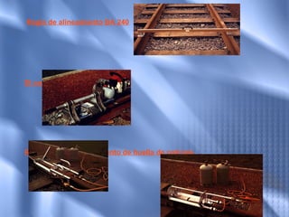  Regla de alineamiento BA 240




El cortamazarotas TM 1




Rampa de precalentamiento de huella de patinaje
 