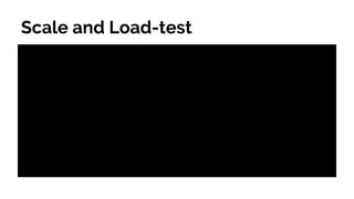 Scale and Load-test
 
