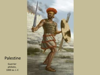 PalestineGuerrier philistin, 1000 av. J.-C