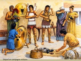 Départ en campagne militaire