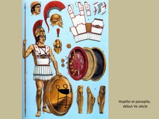 Hoplite et panoplie, début Ve siècle
