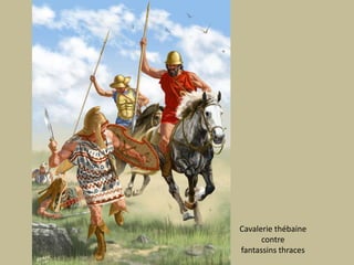 Cavalerie thébainecontrefantassins thraces