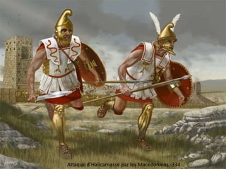 Attaque d’Halicarnasse par les Macédoniens -334 